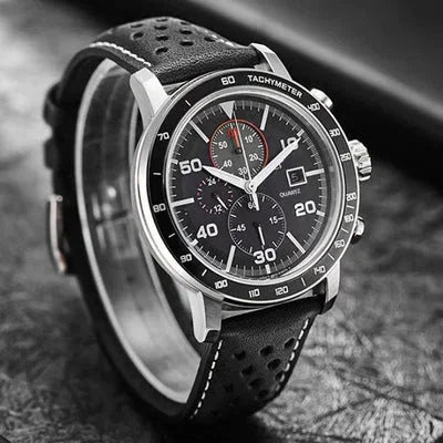 Men's Multifunctional Quartz Belt Watch